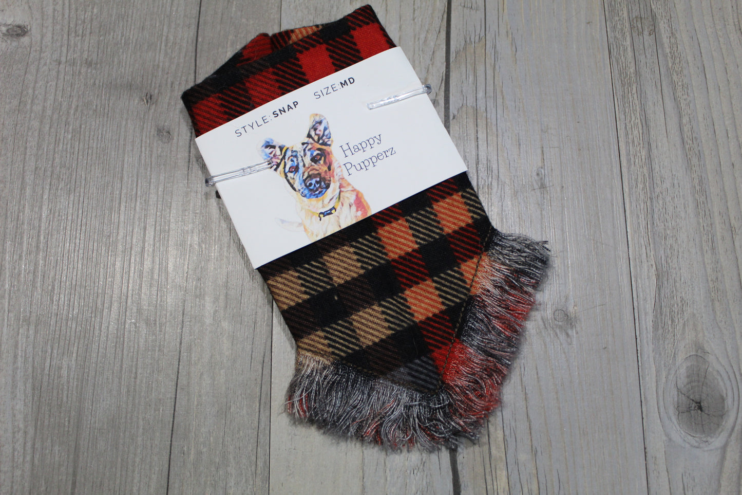Brown plaid flannel
