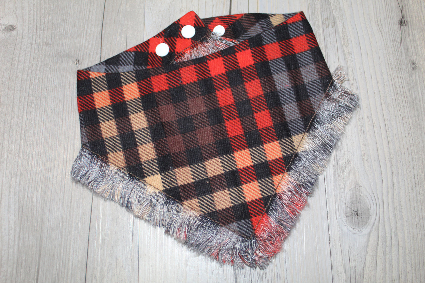 Brown plaid flannel