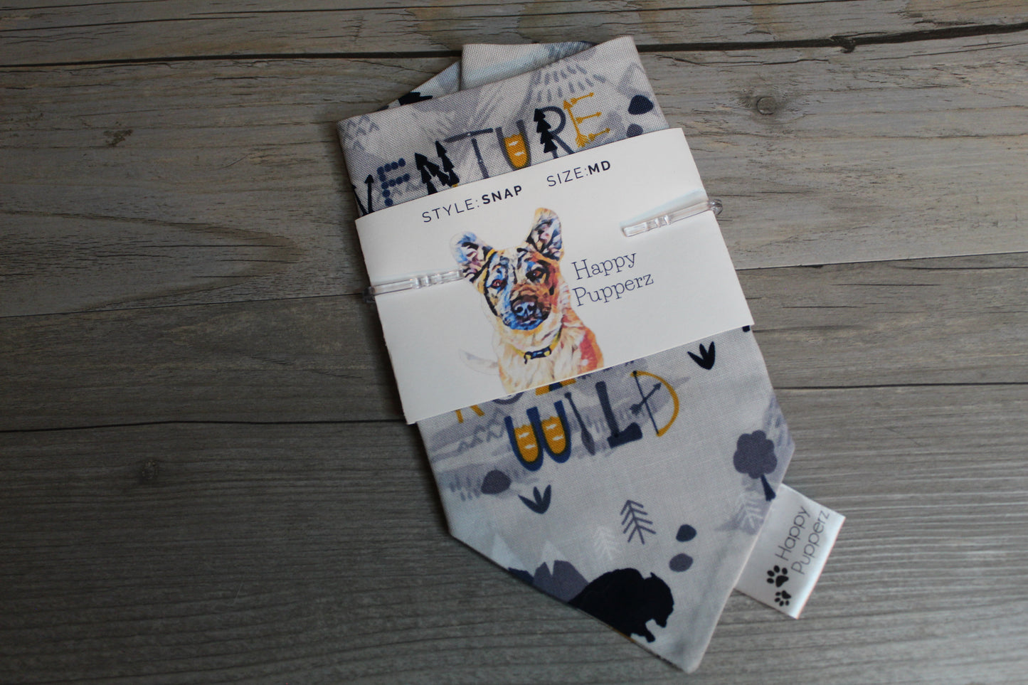 Gray adventure bandana