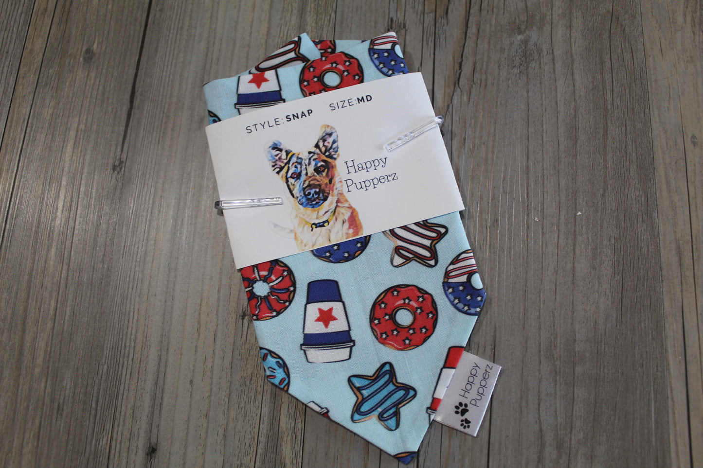 4th of July donut bandana