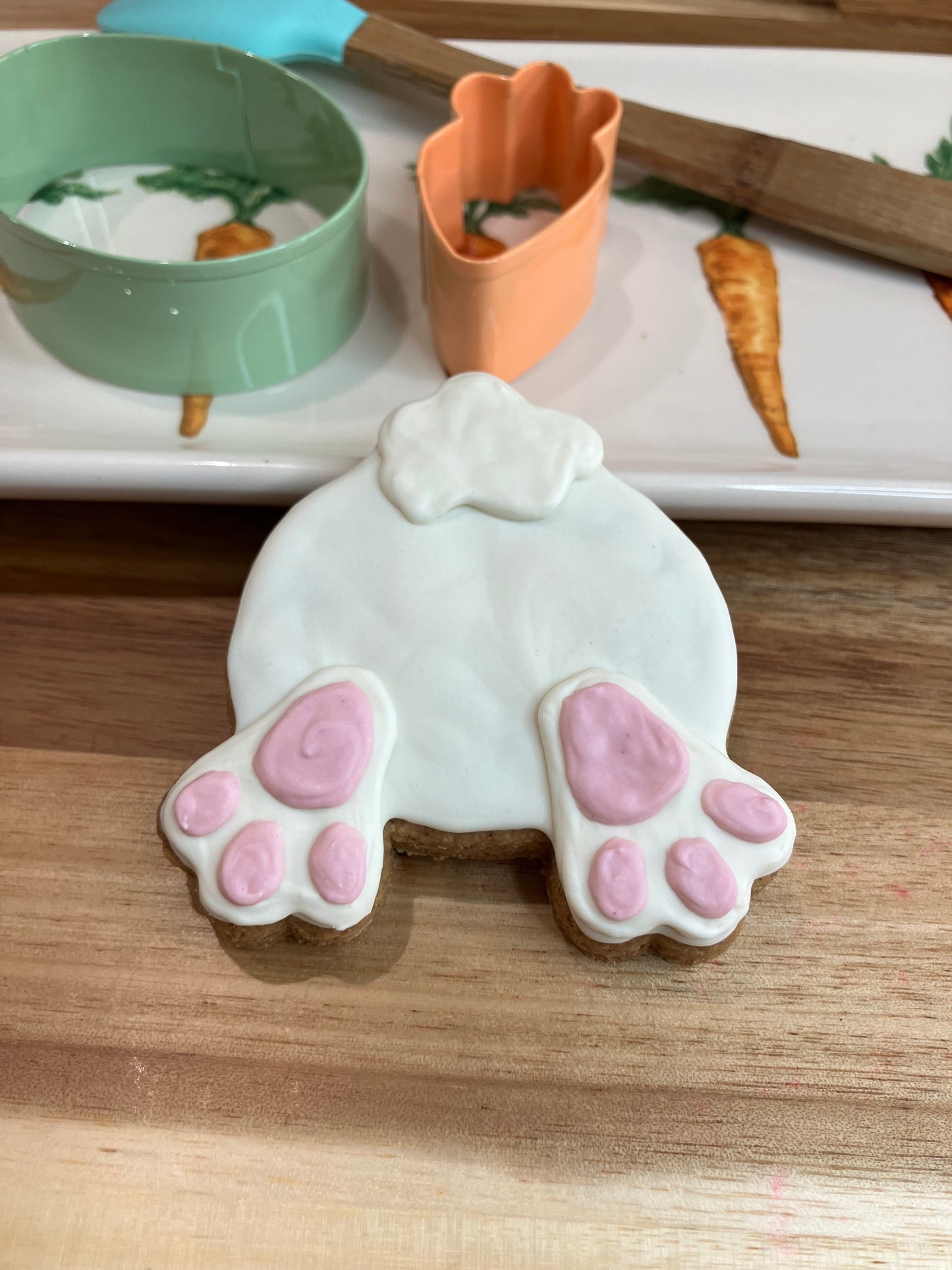 Decorated bunny butt