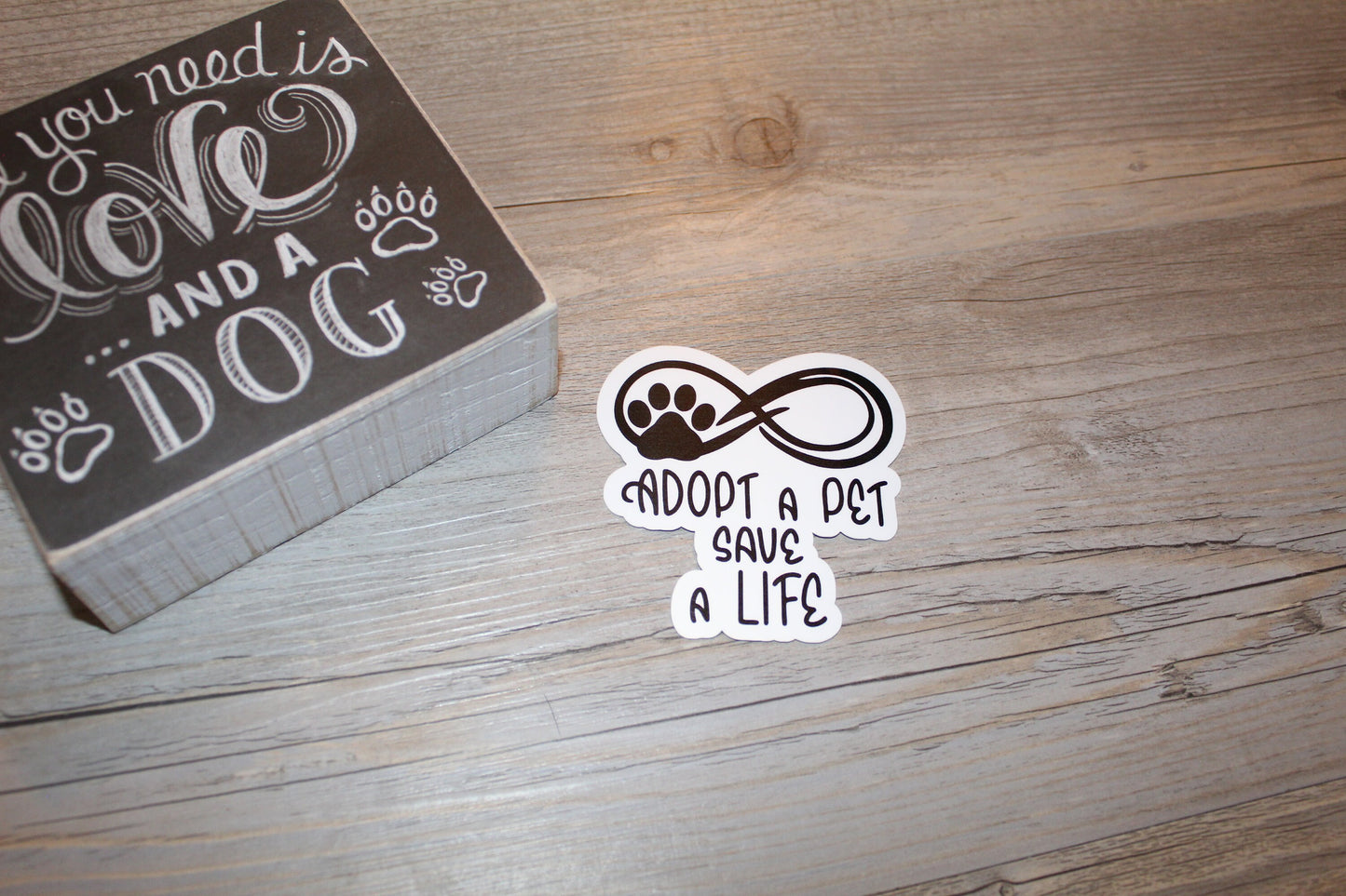 Adopt A Pet Save A Life Sticker