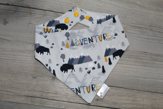 Gray adventure bandana