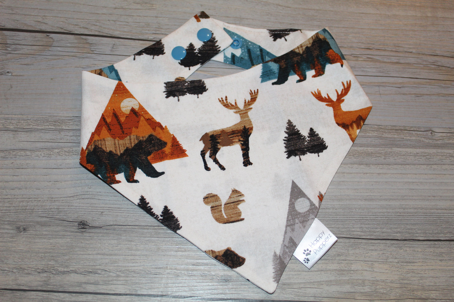 Animals and mountains bandana