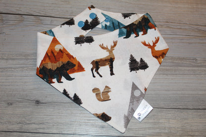 Animals and mountains bandana