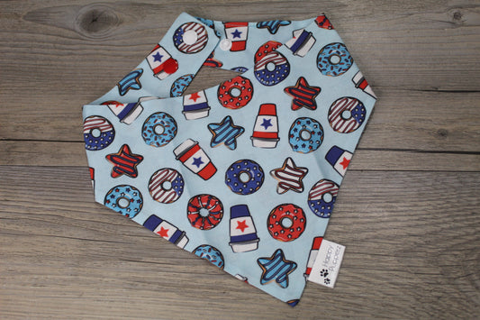 4th of July donut bandana