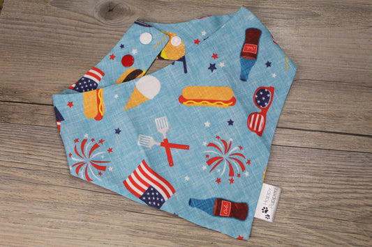 4th of July cookout bandana