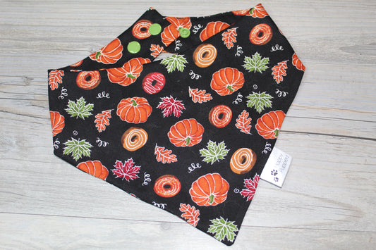 Fall pumpkin bandana