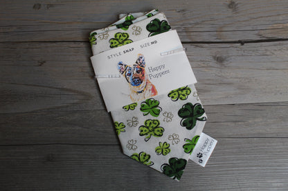 Shamrocks St. Patricks Day bandanas