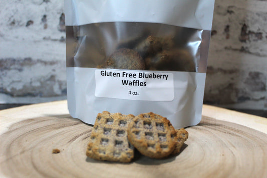 Gluten free blueberry waffles