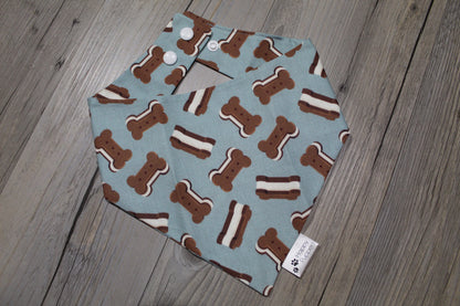 Dog bone ice cream sandwich bandana