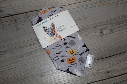 Gray halloween bandana