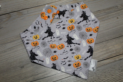 Gray halloween bandana