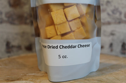 Freeze dried cheddar cheese