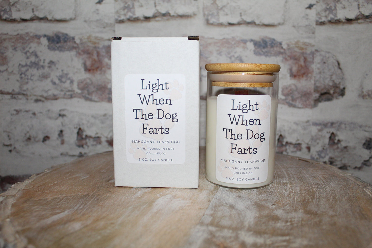 Light When the Dog Farts Candle