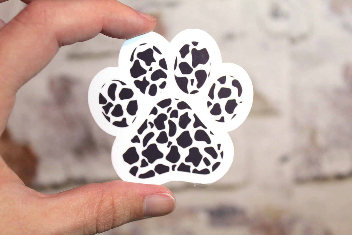 Cow Print Sticker