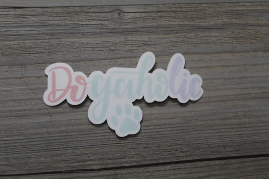 Dogaholic Sticker