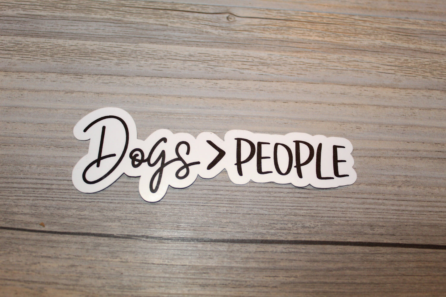 Dogs > People Sticker