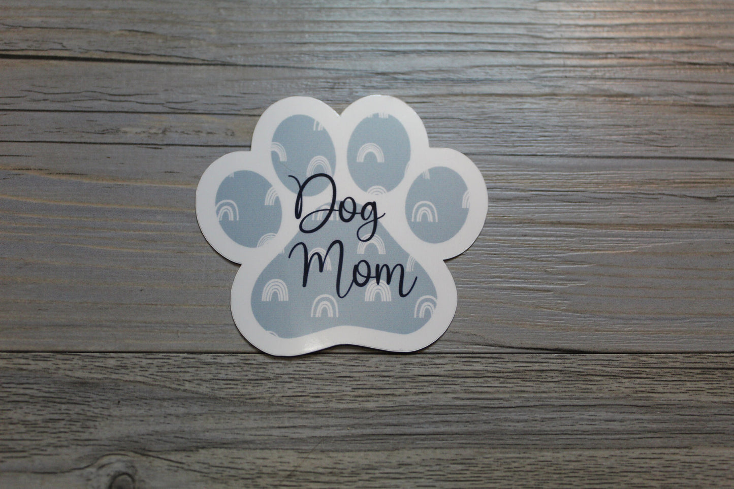 Boho Dog Mom Paw Sticker