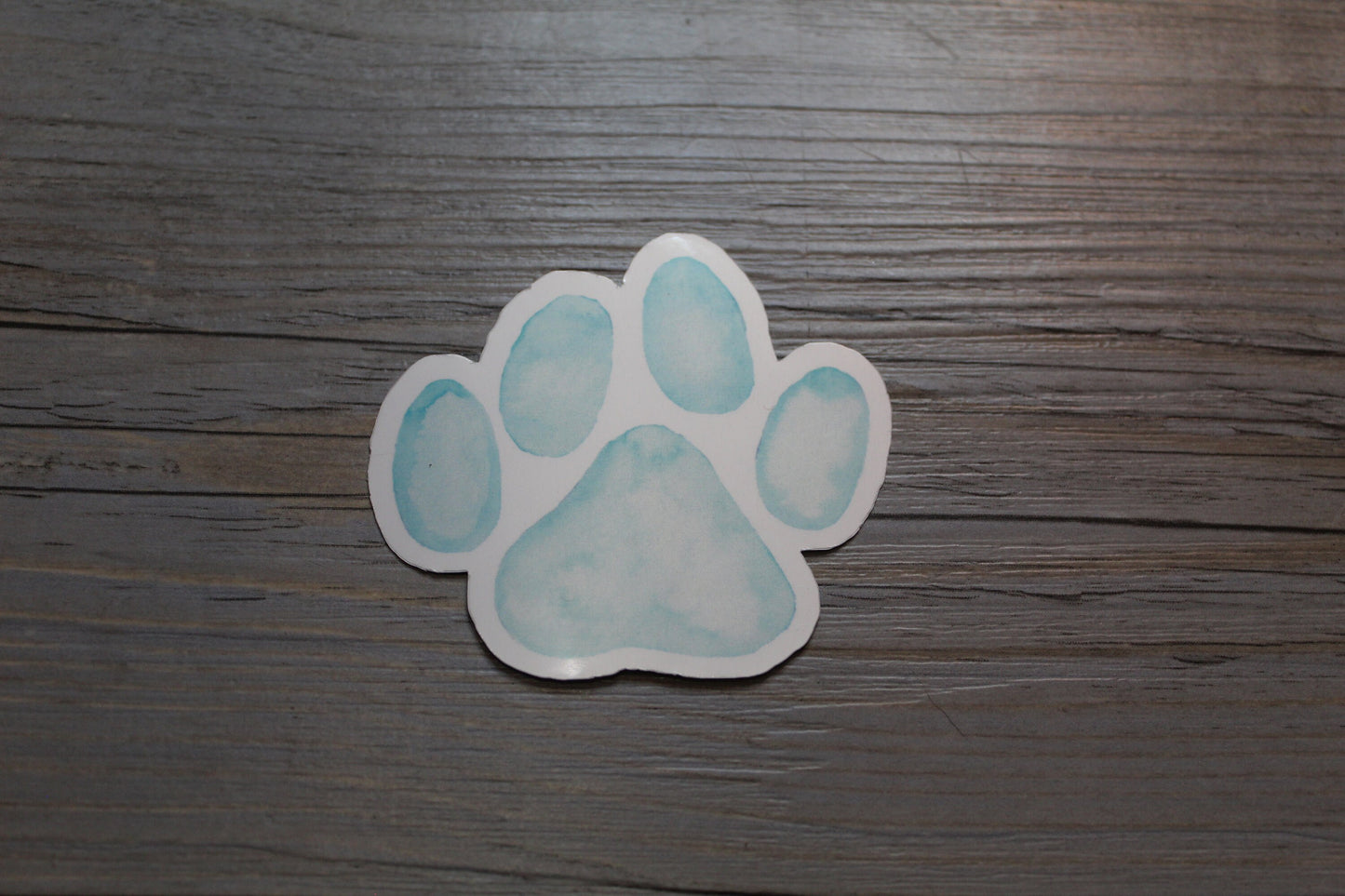 Watercolor Dog Paw Sticker