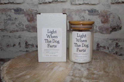 Light When the Dog Farts Candle