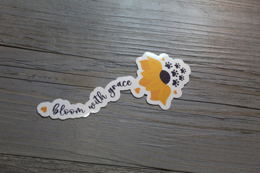 Sunflower Dog Sticker