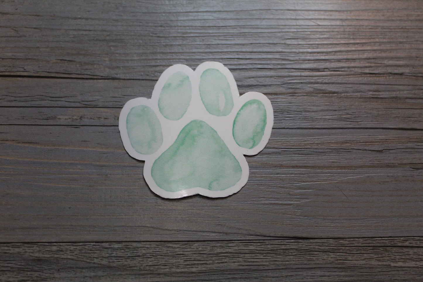 Watercolor Dog Paw Sticker