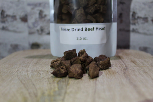 Freeze Dried Beef Heart Dog Treats